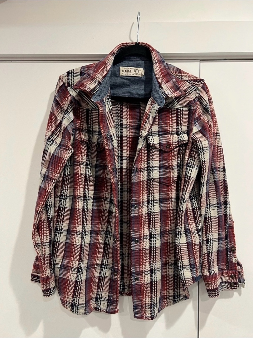 Outerknown Westerly Blanket Shirt Plaid Size M